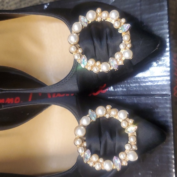 Anne Michelle black Heels - Picture 6 of 7